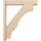 Ekena Millwork 6-in W x 32-in D x 38-in H Balboa Block Rough Cedar Woodgrain TimberThane Outlooker, Primed Tan OUTUR060X32X38BOA44RCPR - alternate 2